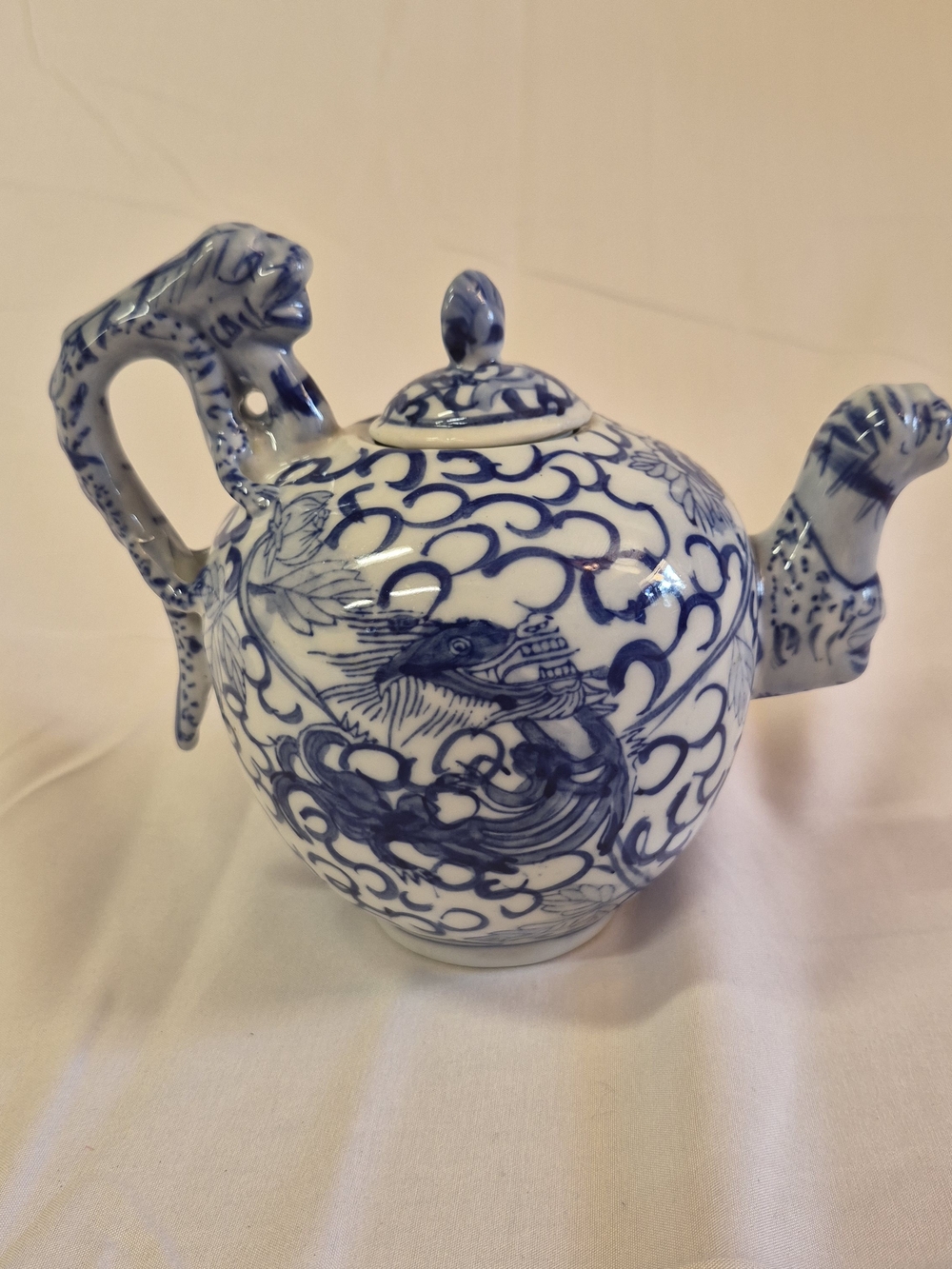 Antique Chinese Handpainted Teapot